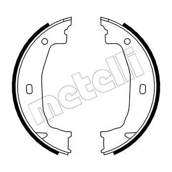Auto-moto Sada brzdových čelistí, parkovací brzda METELLI 53-0018