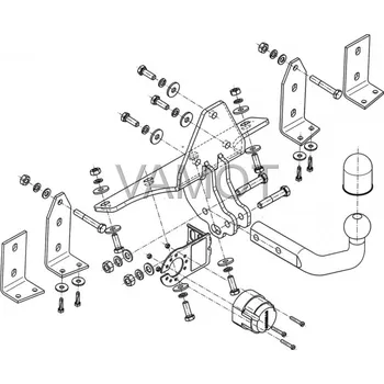 Tažné zařízení Tažné zařízení Saab 9-5 4D (1997 - 2010) (1872)