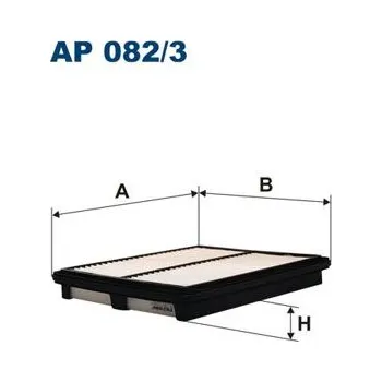 Filtr do auta Vzduchový filtr FILTRON AP 082/3