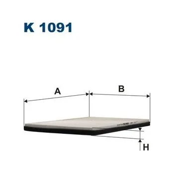 Autodíl Filtr, vzduch v interiéru FILTRON K 1091