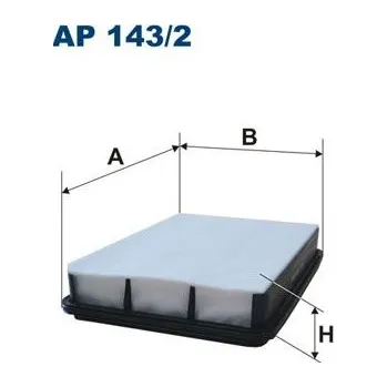 Vzduchový filtr Vzduchový filtr FILTRON AP 143/2