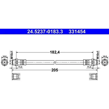 Brzdová hadice Brzdová hadice ATE 24.5237-0183.3