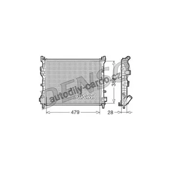 Chladič motoru Chladič motoru DENSO (DE DRM23016)