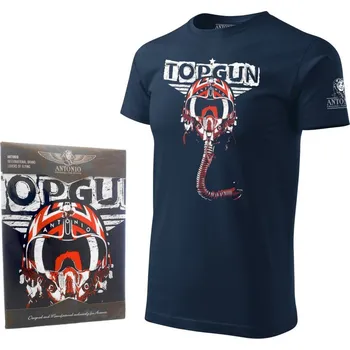 ANTONIO® Triko TOPGUN MODRÉ velikost: M