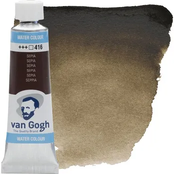 Vodová barva Van Gogh Akvarelová barva Van Gogh, 10ml - hnědá Barva: 416 - Sepia