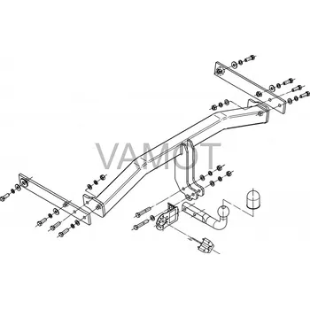 Tažné zařízení Tažné zařízení VW Tiguan I (2007 - 2015 (I)) (670)