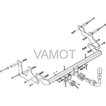 Tažné zařízení Tažné zařízení Dacia Dokker (2012 a novější) (4834)
