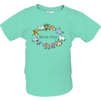 Pánská móda Tričko s potiskem Zvířátka mám rád dětské