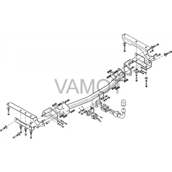 Tažné zařízení Tažné zařízení Toyota RAV - 4 IV (bez rezervy na dveřích) (2013 - 2018 (IV)) (8053)