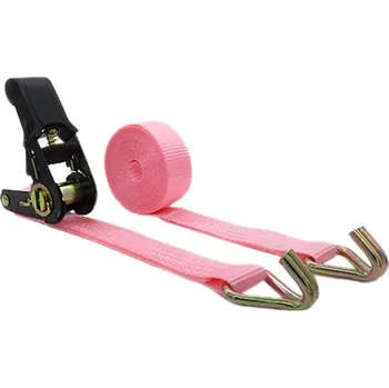 Upínací popruh Dvoudílný upínací popruh 1 t PINK (Délka: 4 m)
