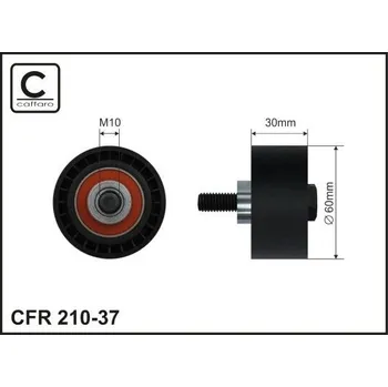Auto-moto Vratná/vodicí kladka, ozubený řemen CAFFARO 210-37
