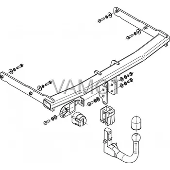 Tažné zařízení Tažné zařízení Audi A6 4D (také Quattro) (C7) (2011 - 2018 (C7)) (5986)