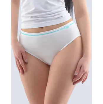 Kalhotky Dámské kalhotky Gina 00023P bílá/peprmint S/M