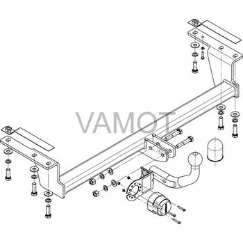 Tažné zařízení Tažné zařízení Toyota Corolla 3/5D (E12) (2002 - 2007 (E12)) (5401)
