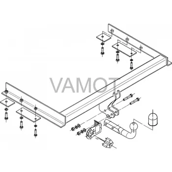 Tažné zařízení Tažné zařízení Chrysler Grand Voyager (2001 - 2008) (6023)