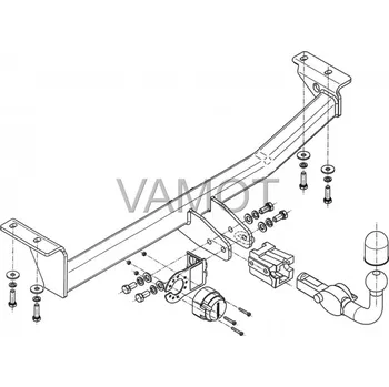 Tažné zařízení Tažné zařízení Toyota Yaris Verso (1999 - 2006) (5511)
