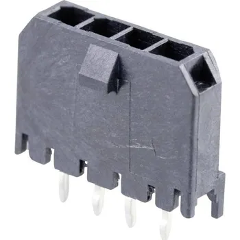 Elektrický konektor Molex vestavná pinová lišta (standardní) 4, rozteč 3 mm, 436500415, 1 ks Tray