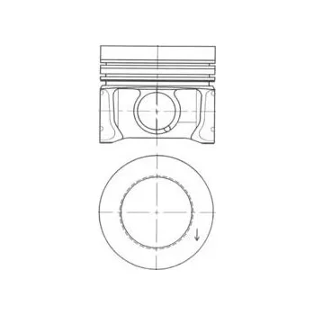 Motor automobilu Píst KOLBENSCHMIDT 41095600