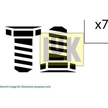 Setrvačník motoru Sada šroubů, setrvačník Schaeffler LuK 411 0253 10
