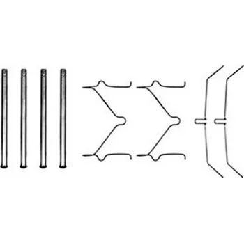 Přislušenství brzdového systému Sada příslušenství, obložení kotoučové brzdy TRW PFK208