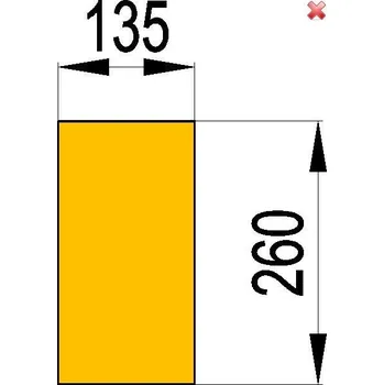 Krbová kamna HAAS+SOHN Cihla č. 179 - šamot 30 x 135 x 260; 1 kus