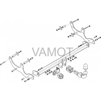 Tažné zařízení Tažné zařízení Dacia Sandero 5D (2008 - 2012) (4847)