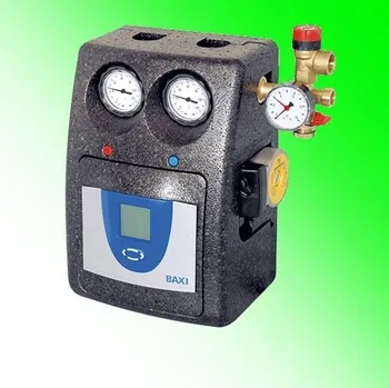 Příslušenství pro ohřívač vody BAXI Čerpadlová skupina ECO+; 7221637 - včetně elektroniky pro jedno solární pole, izolací a čidly