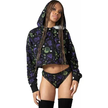 Dámská mikina mikina s kapucí dámské - Magic Chill Crop - KILLSTAR - KSRA005982 - L