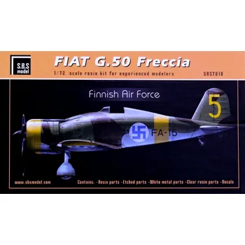 Plastikový model S.B.S model 1/72 Fiat G.50 Freccia Finnish AF (resin kit)