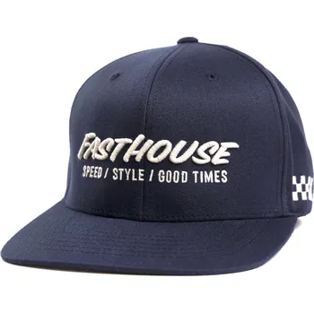 Fasthouse Classic Fitted Hat Navy Velikost: S/M
