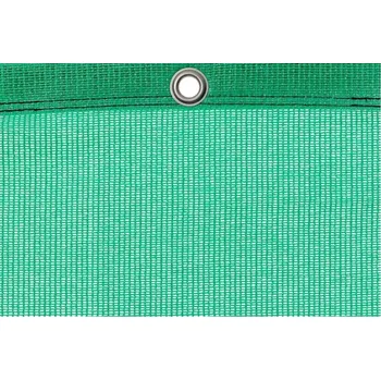 Krycí plachta Tenisová clona PE 200 g/m 12,0 x 2,0 m vč. karabin, zelená