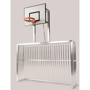 Fotbalová branka Branka s basketbalem 3,0 x 2,0 m do zemních pouzder, celosvařovaná