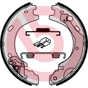 Brzdová čelist Sada brzdových čelistí, parkovací brzda BREMBO S 44 510