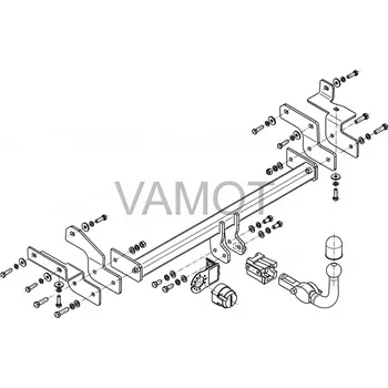 Tažné zařízení Tažné zařízení Mitsubishi Lancer 4D (2003 - 2007) (4315)