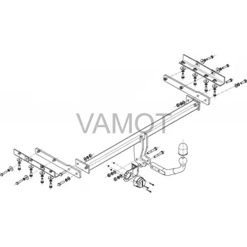 Tažné zařízení Tažné zařízení Nissan Pulsar 5D (2014 a novější) (5044)