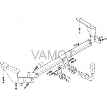 Tažné zařízení Tažné zařízení Citroen C5 Kombi (2000 - 2004) (3331)