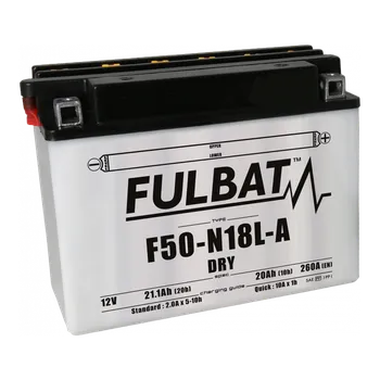 Motobaterie Konvenční motocyklová baterie FULBAT F50-N18L-A (Y50-N18L-A) Včetně balení kyseliny