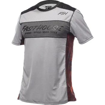 cyklistický dres Fasthouse Classic Acadia Jersey Heather Gray Velikost: M