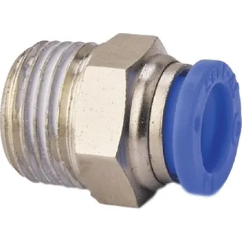 Hadicová spojka Vzduchová rychlospojka plast/kov, typ PC 06, závit M12x1,5