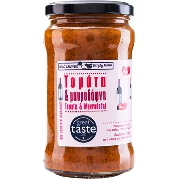Omáčka Omáčka z řeckých rajčátek se sladkým vínem Mavrodafni 280g Simply Greek