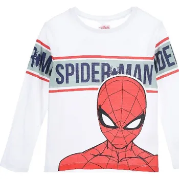 Bílé chlapecké tričko Spiderman Velikost: 128