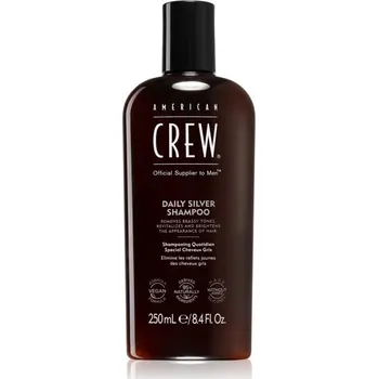 Šampon American Crew Daily Silver Shampoo šampon na bílé a šedivé vlasy 250 ml