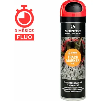Barva ve spreji Značkovací sprej fluorescenční TRACK Marker - červený sprej Track Marker 500ml