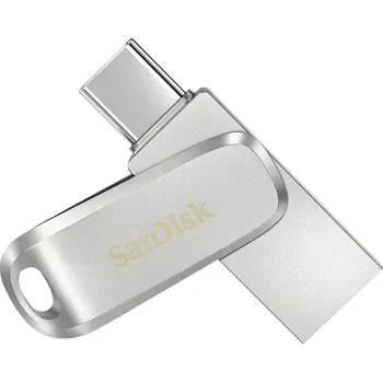 Tablet SanDisk Ultra Dual Luxe USB paměť pro smartphony/tablety stříbrná 1 TB USB-C(TM) (USB 3.1 Gen 1)
