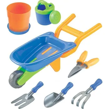 Sada nářadí Sada hračiek do piesku s fúrikom, 7 dielna