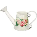 Konvička KVĚTY RŮŽE s kropítkem plechová d8x21x9cm