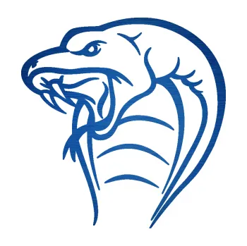 Samolepící dekorace SAMOLEPKA Cobra 008 levá (65 - škrábaný kov modrý) NA AUTO, NÁLEPKA, FÓLIE, POLEP, TUNING, VLASTNÍ TEXT, TISK, AUTOSAMOLEPKY.cz, POLEPY, OBRÁZEK, LOGO, SAMOLEPKY