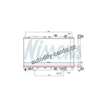 Chladič motoru Chladič motoru NISSENS 62835
