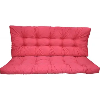 Podsedák Nábytek PEGAS Polstr na zahradní houpačku 180 cm - látka malinový melír