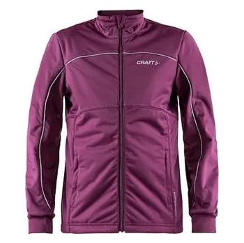 Cyklistická bunda Dětská bunda CRAFT Warm Junior - fialová velikost 110-116